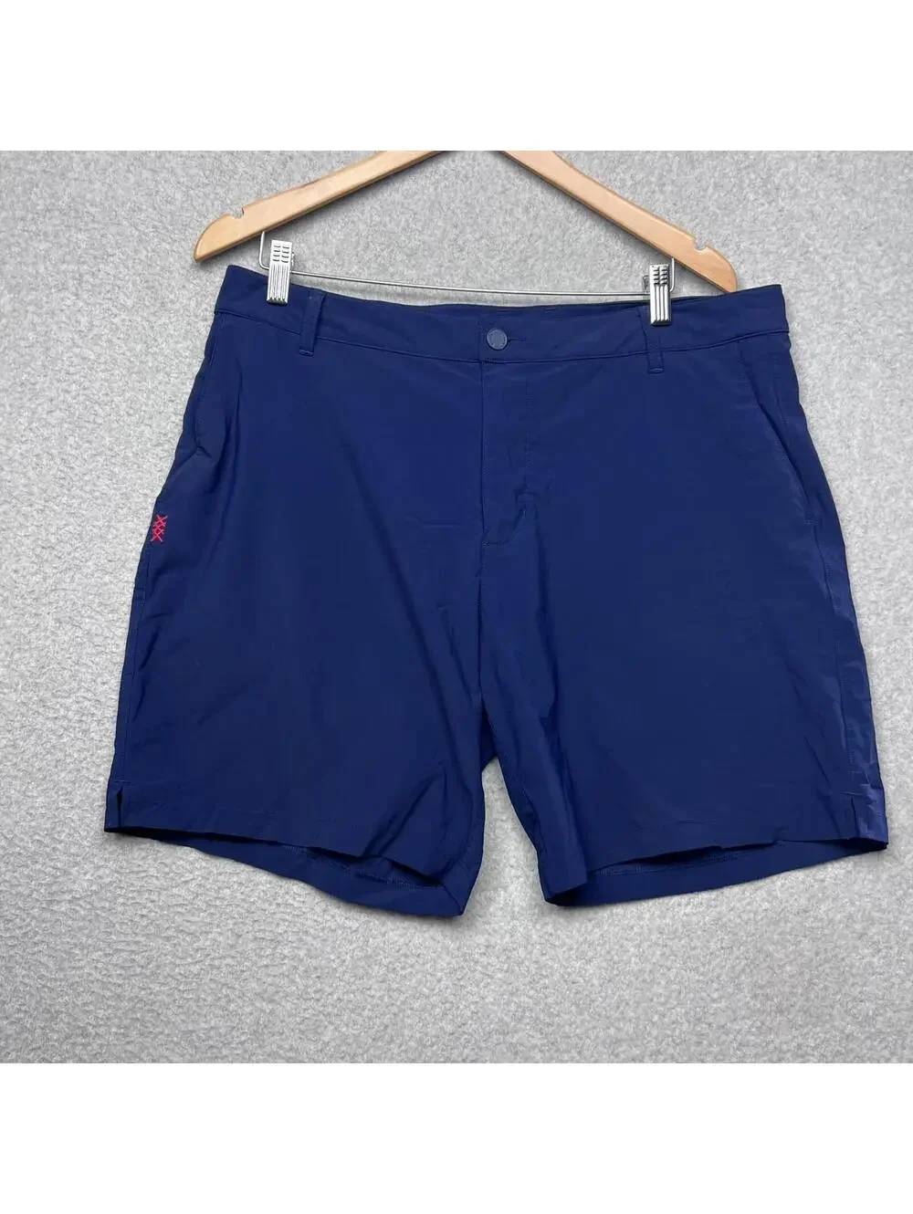 Rhone Shorts Mens Size 35 Blue Commuter 9'' Performance Stretch Golf Chino